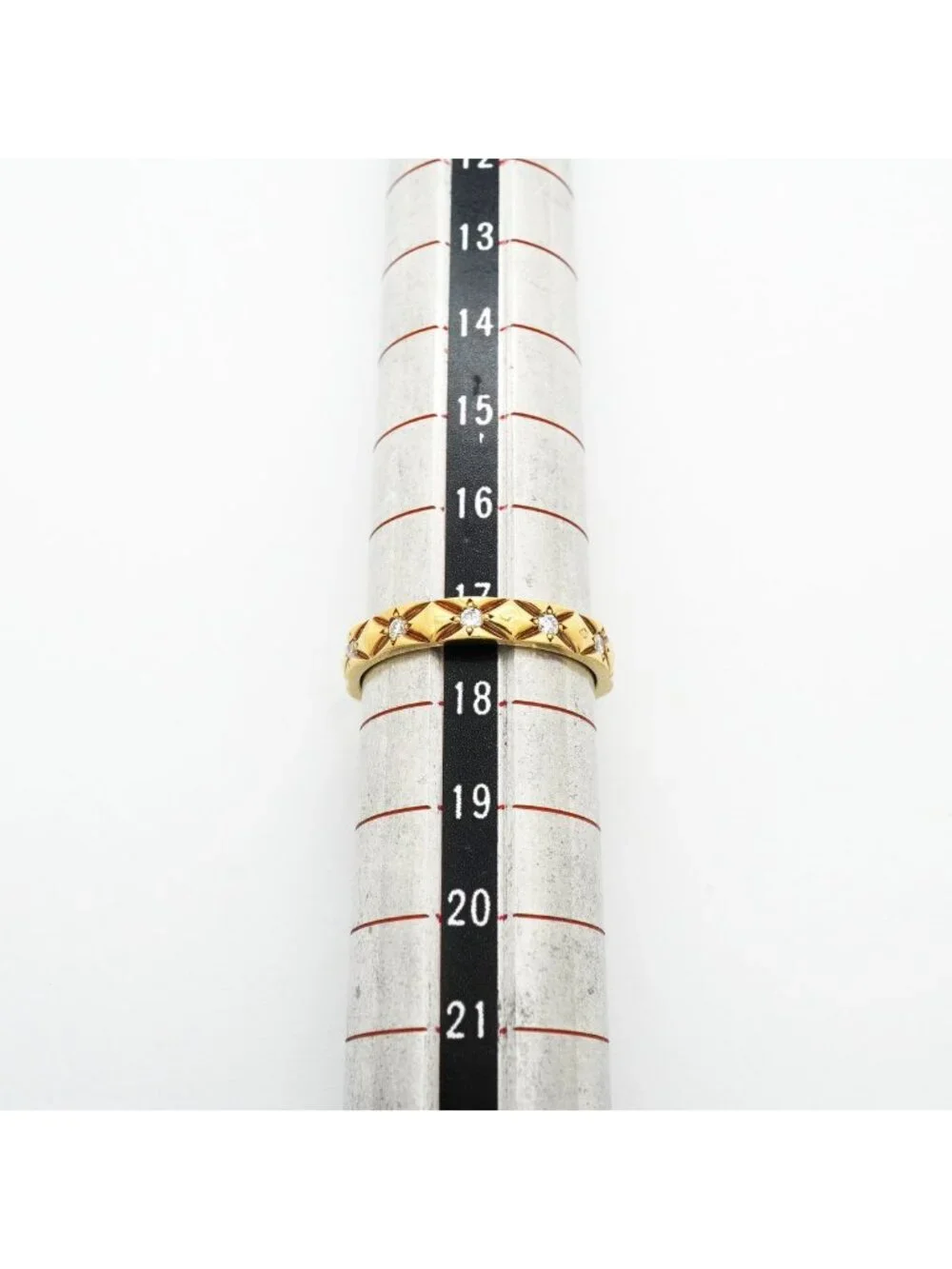 Chanel Ring Quilted 18K Yellow Gold Diamond